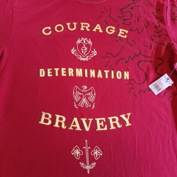 Mens Wizarding World Harry Potter Shirt Adult Size Medium M Red Griffindor House - Picture 3 of 7